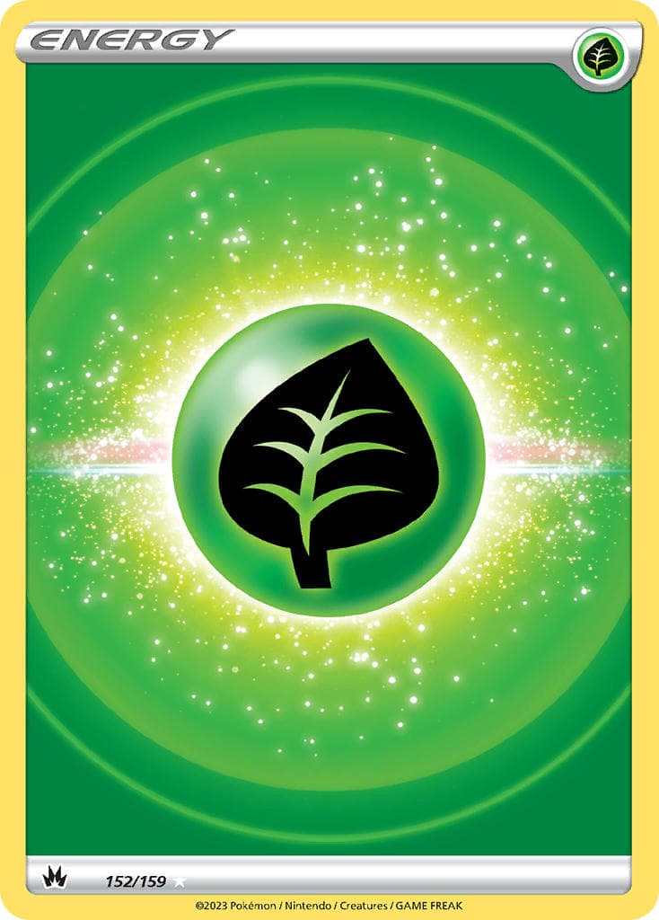 Grass Energy — Crown Zenith Pokémon card
