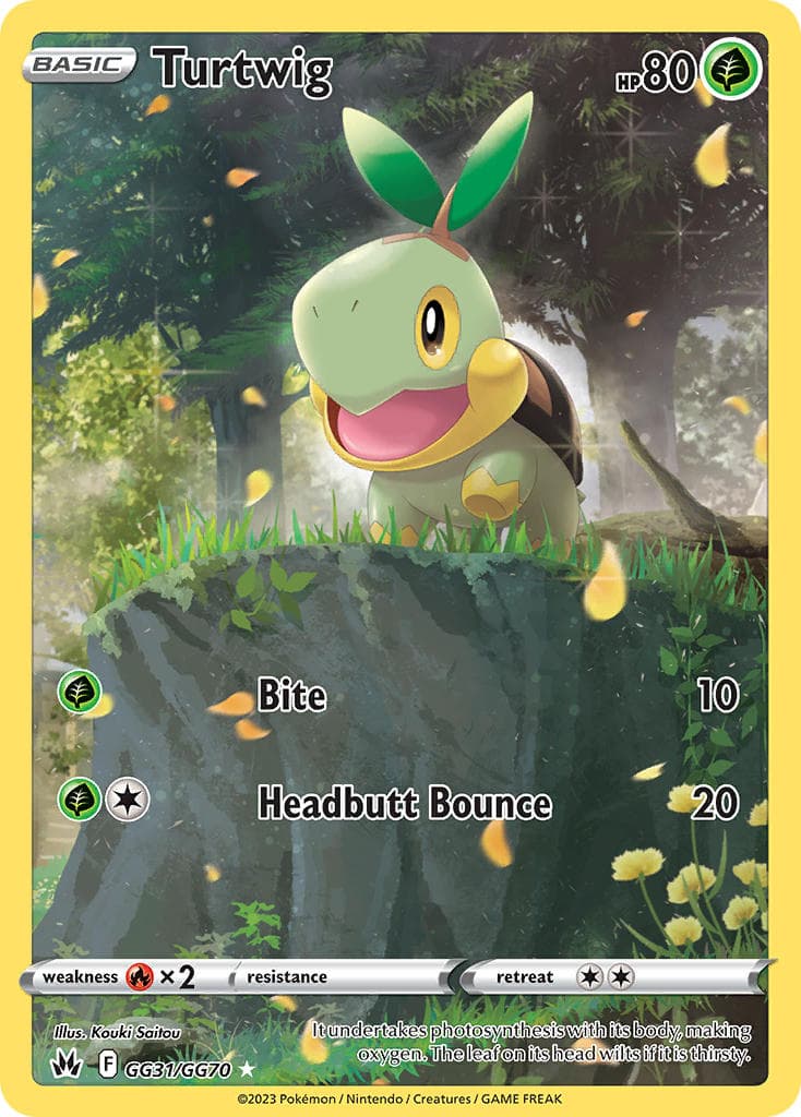 Turtwig — Crown Zenith Pokémon card