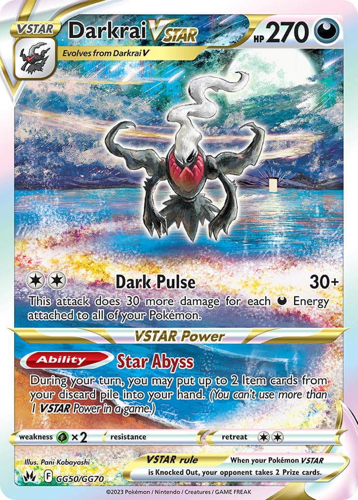 Darkrai Vstar — Crown Zenith