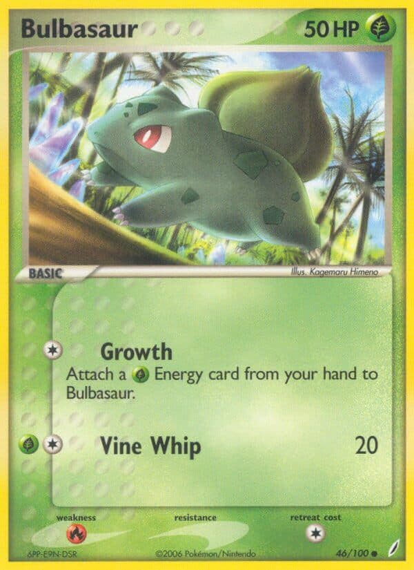 Bulbasaur — Crystal Guardians Pokémon card