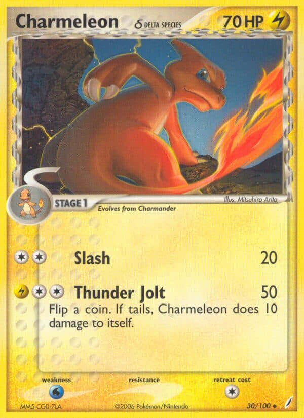 Charmeleon Delta — Crystal Guardians Pokémon card