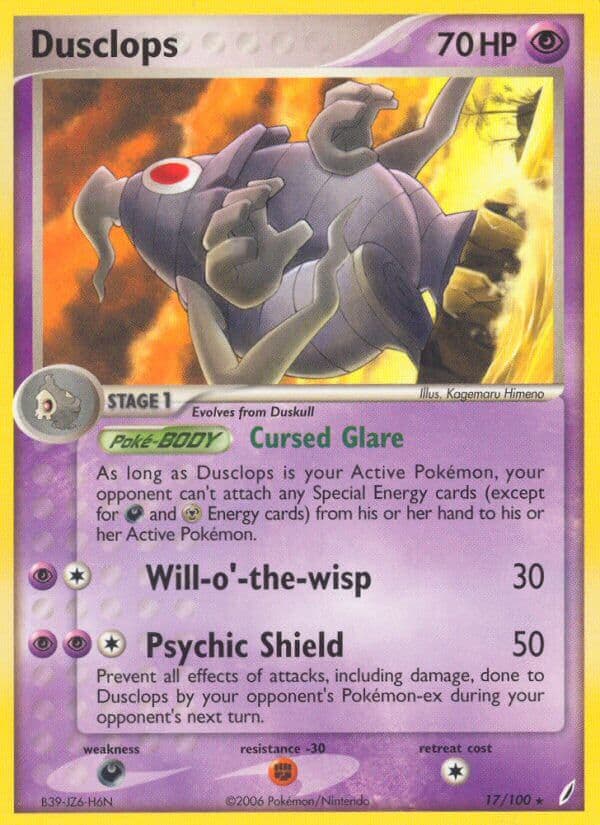 Dusclops — Crystal Guardians Pokémon card