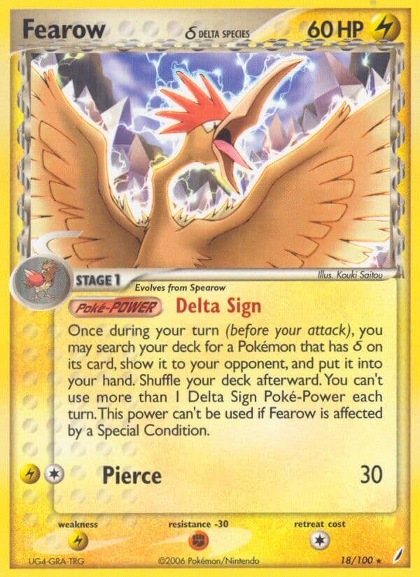 Fearow Delta — Crystal Guardians Pokémon card