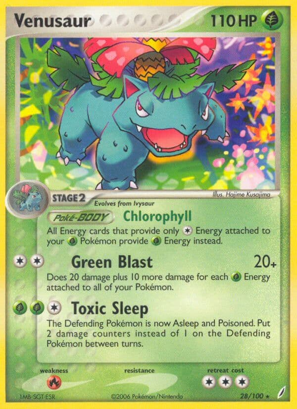 Venusaur — Crystal Guardians Pokémon card