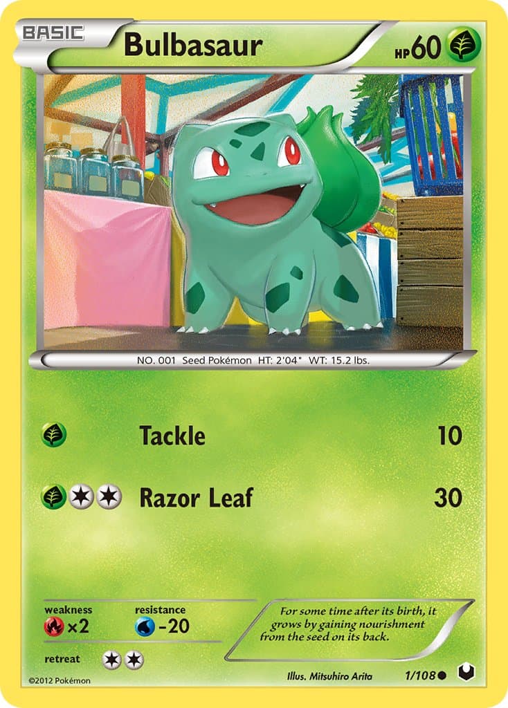Bulbasaur — Dark Explorers Pokémon card