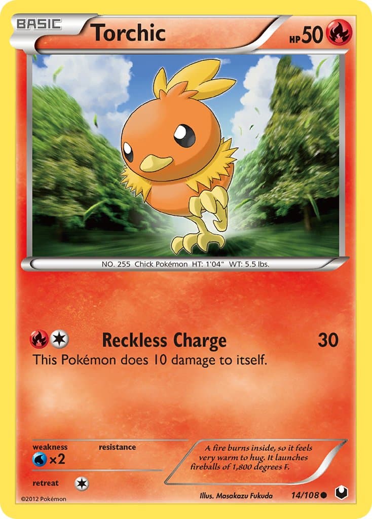 Torchic — Dark Explorers Pokémon card