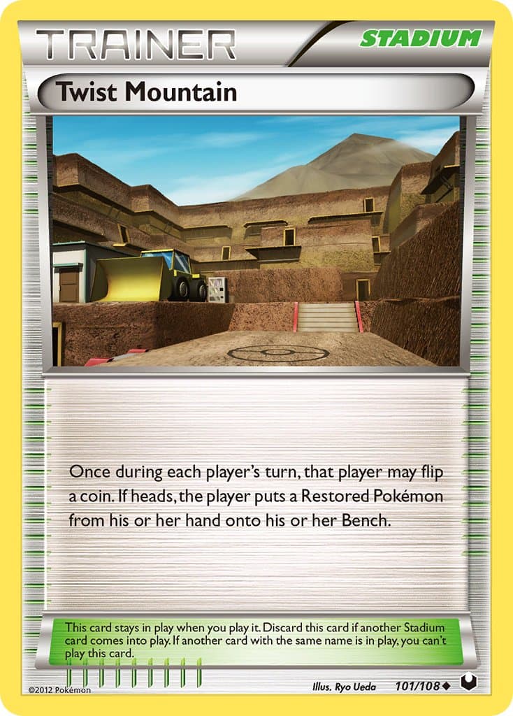 Twist Mountain — Dark Explorers Pokémon card