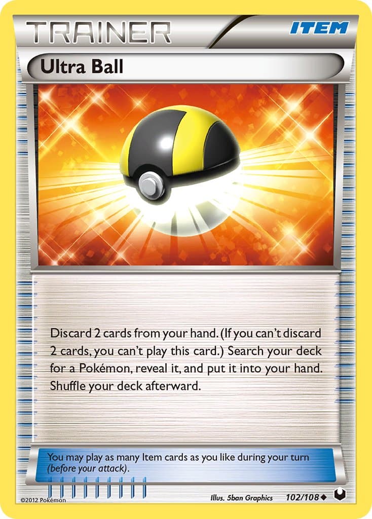 Ultra Ball — Dark Explorers Pokémon card