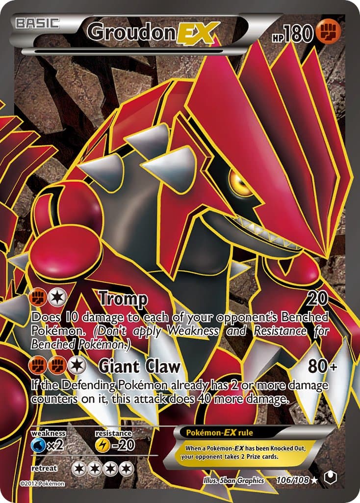 Groudon Ex — Dark Explorers