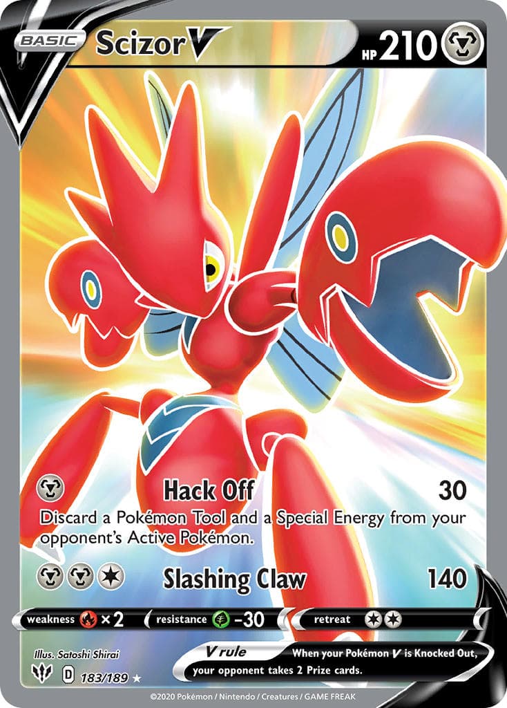 Scizor V — Darkness Ablaze