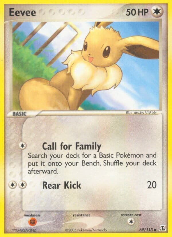 Eevee — Delta Species Pokémon card