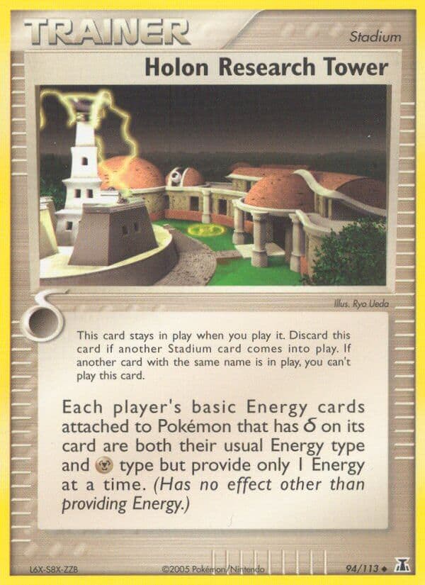 Holon Research Tower — Delta Species Pokémon card