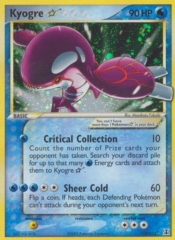 Kyogre Star — Delta Species Pokémon card