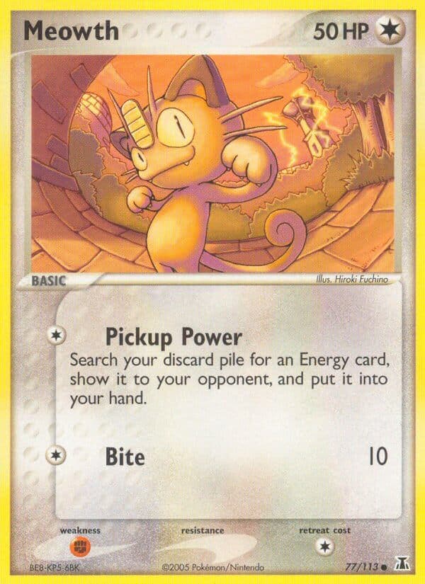 Meowth — Delta Species Pokémon card