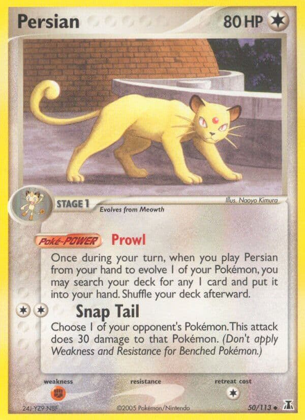Persian — Delta Species Pokémon card