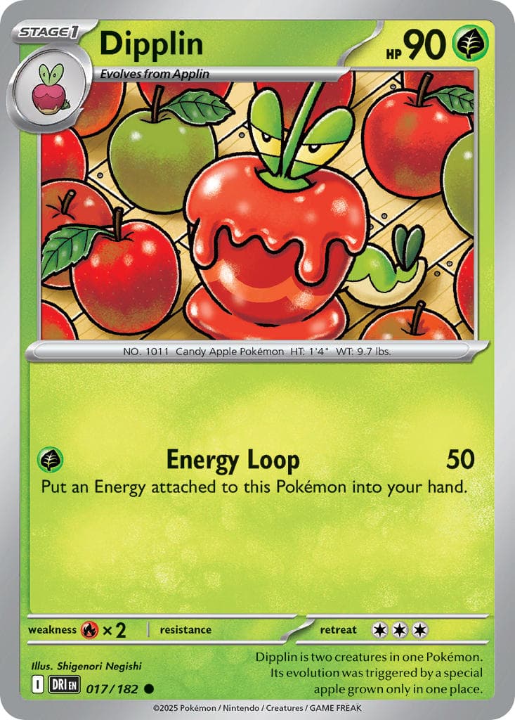 Dipplin — Destined Rivals Pokémon card