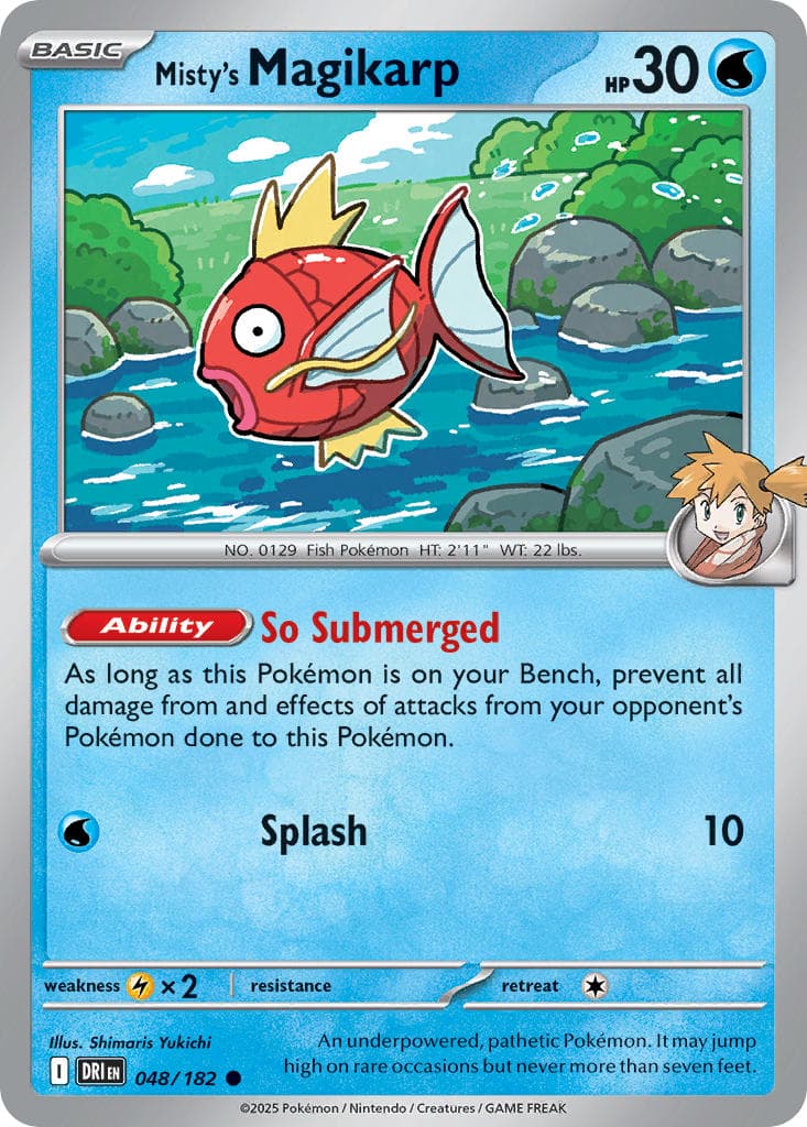 Misty's Magikarp — Destined Rivals Pokémon card