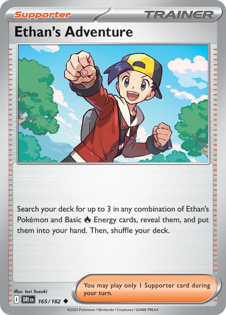 Ethan's Adventure — Destined Rivals Pokémon card