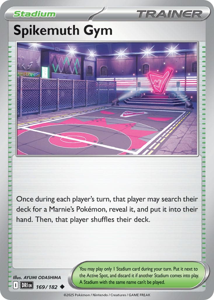 Spikemuth Gym — Destined Rivals Pokémon card