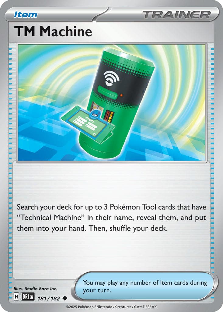 TM Machine — Destined Rivals Pokémon card