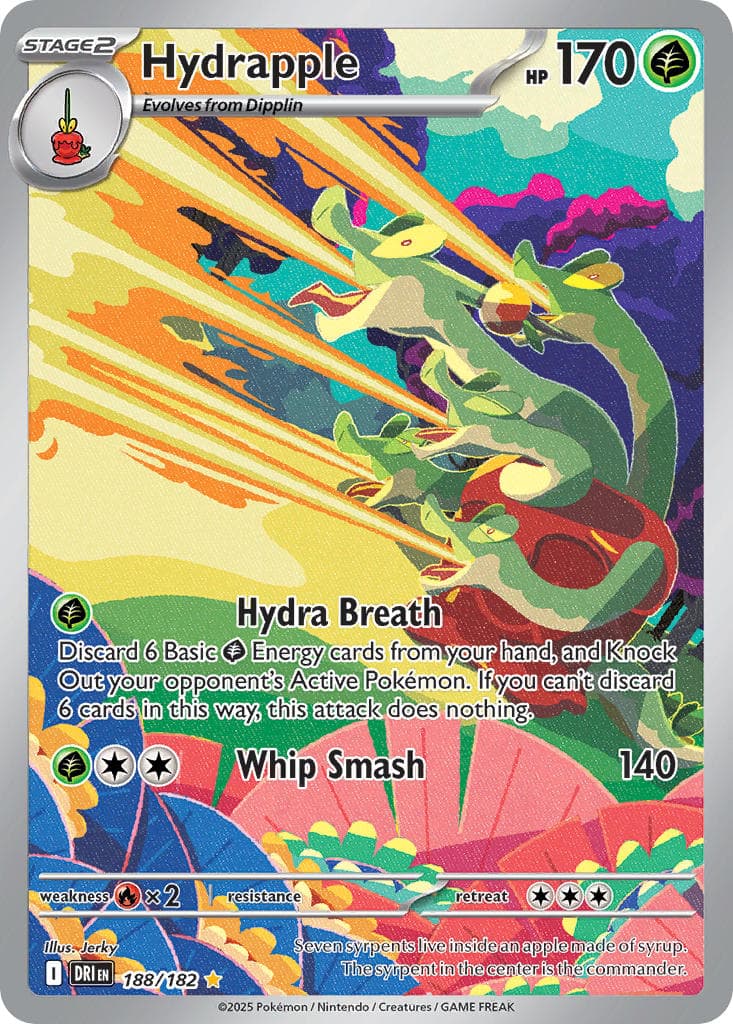 Hydrapple — Destined Rivals Pokémon card