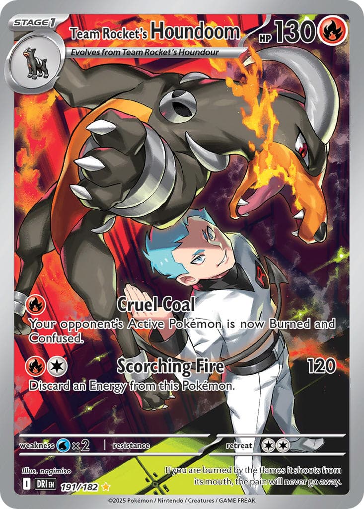 Team Rocket's Houndoom — Destined Rivals Pokémon card
