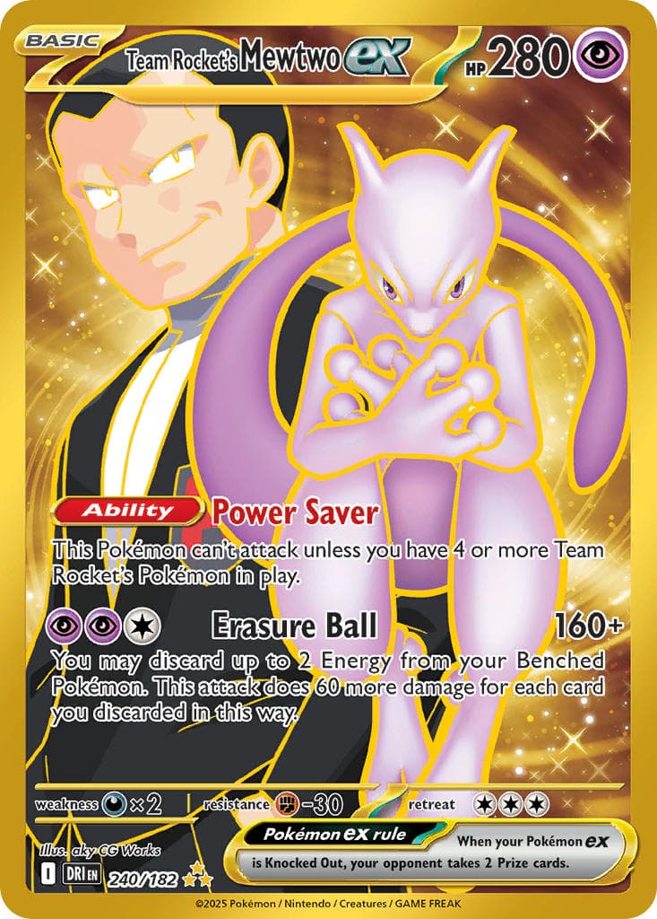 Team Rocket's Mewtwo ex — Destined Rivals
