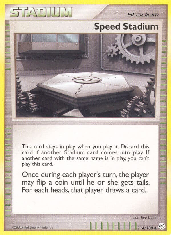 Speed Stadium — Diamond & Pearl Pokémon card