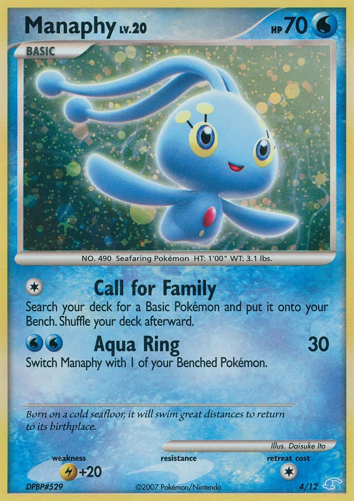 Manaphy — Diamond Pearl Trainer Kit Manaphy