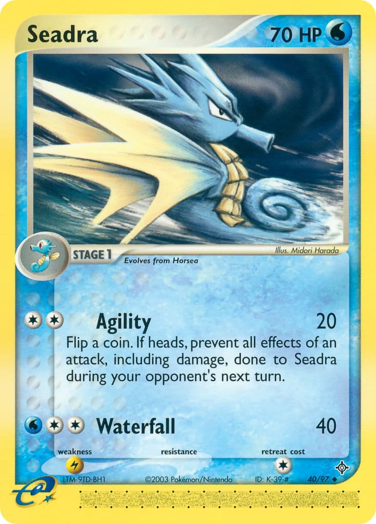 Seadra — Dragon Pokémon card