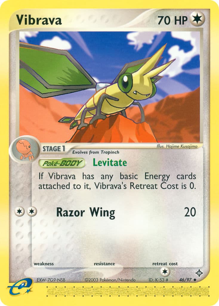 Vibrava — Dragon Pokémon card
