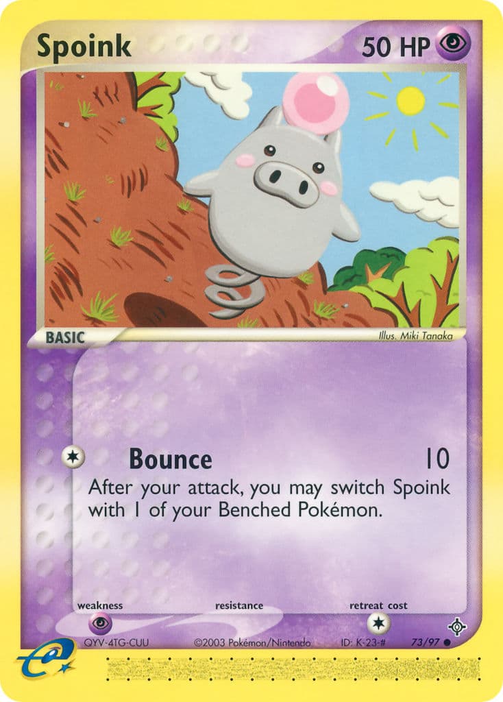 Spoink — Dragon Pokémon card
