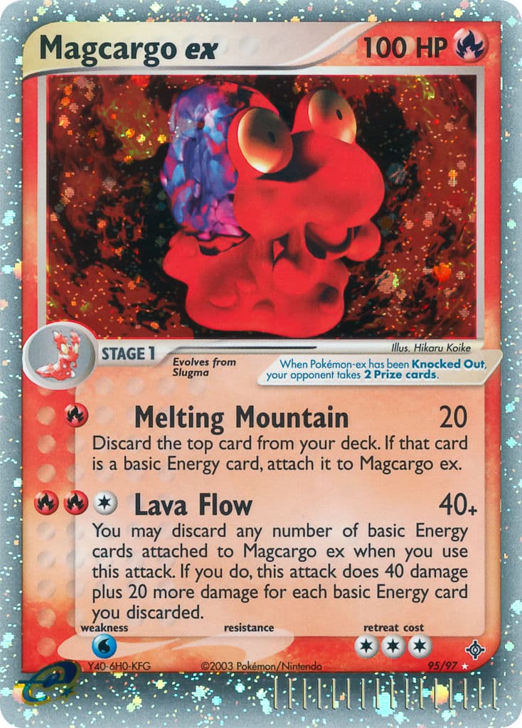 Magcargo Ex — Dragon
