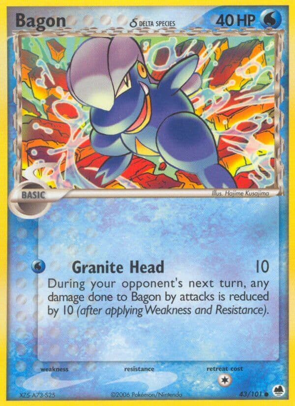 Bagon Delta — Dragon Frontiers Pokémon card