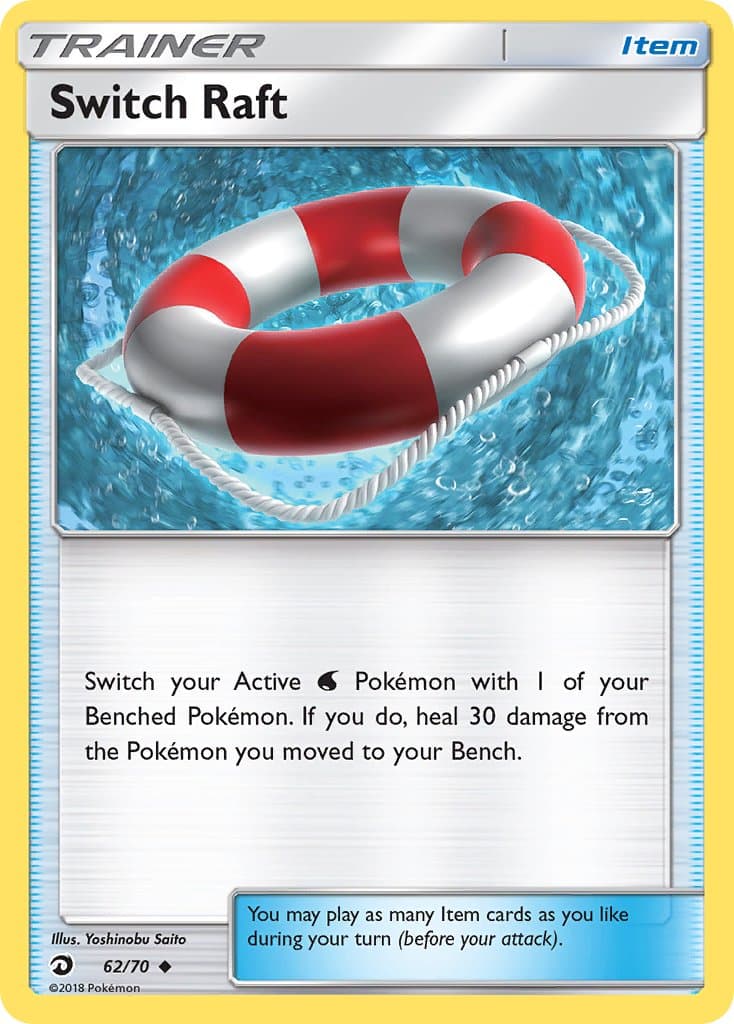 Switch Raft — Dragon Majesty Pokémon card