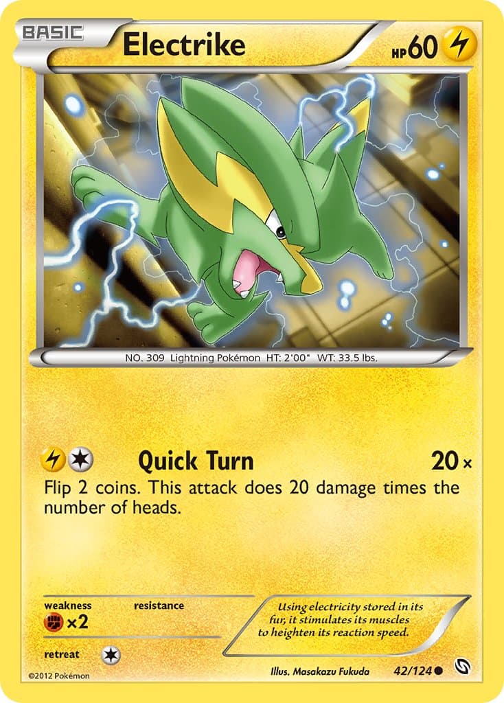 Electrike — Dragons Exalted Pokémon card