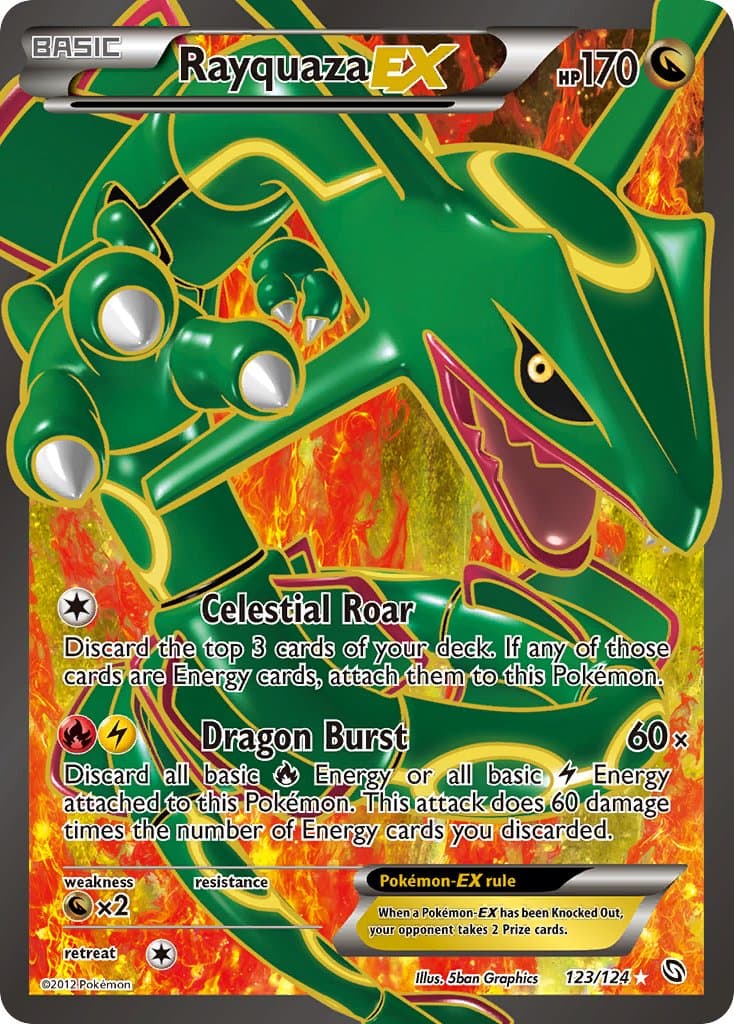Rayquaza Ex — Dragons Exalted