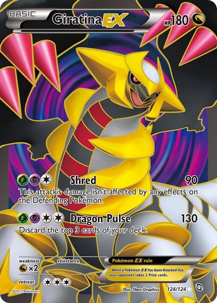 Giratina Ex — Dragons Exalted