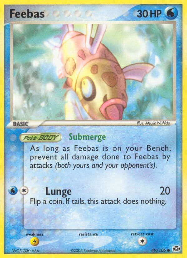 Feebas — Emerald Pokémon card