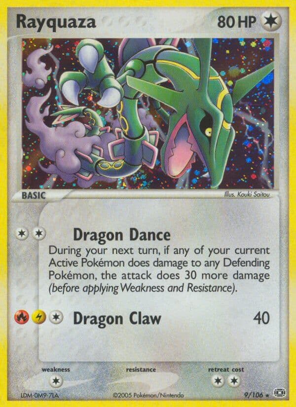 Rayquaza — Emerald Pokémon card