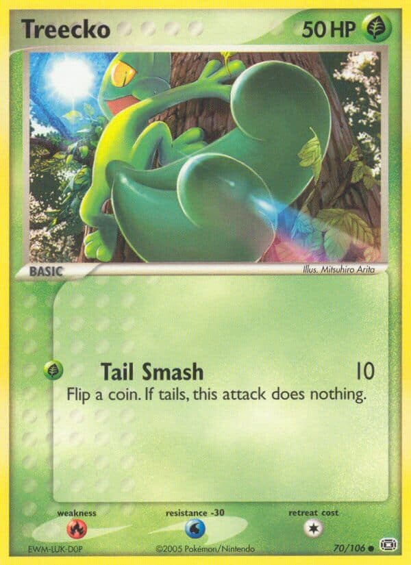 Treecko — Emerald Pokémon card