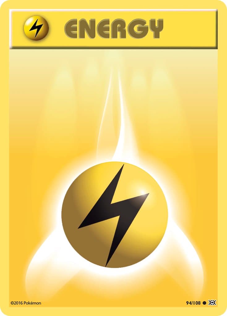 Lightning Energy — Evolutions Pokémon card