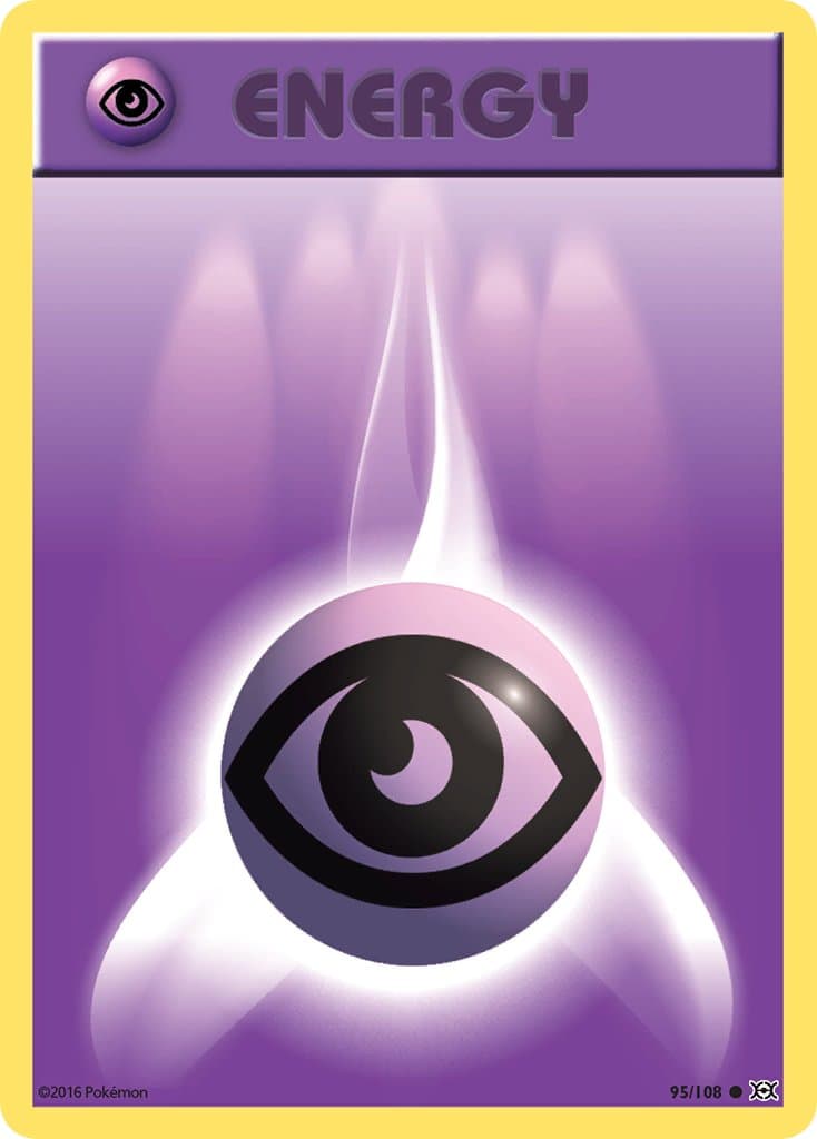Psychic Energy — Evolutions Pokémon card