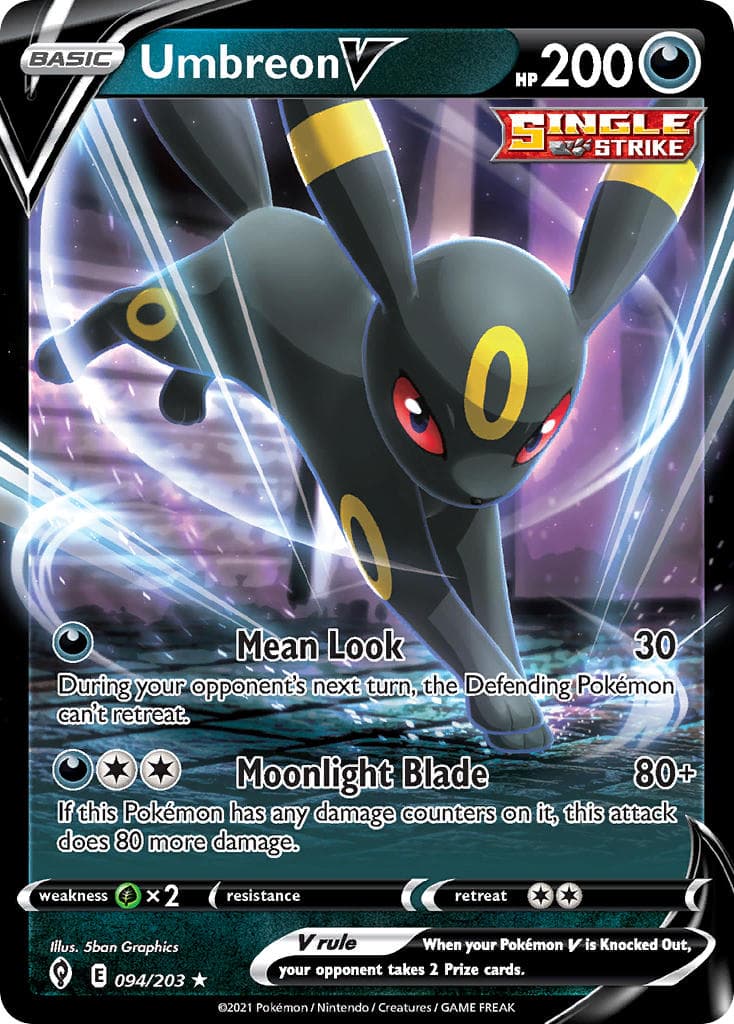 Umbreon V — Evolving Skies