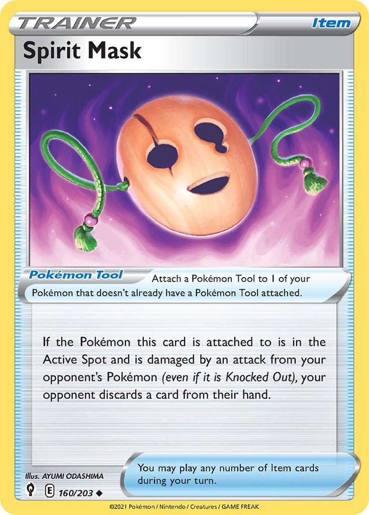 Spirit Mask — Evolving Skies Pokémon card
