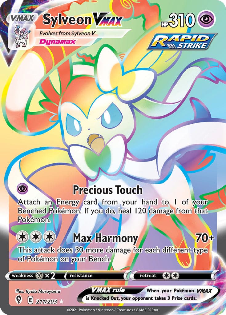 Sylveon Vmax — Evolving Skies