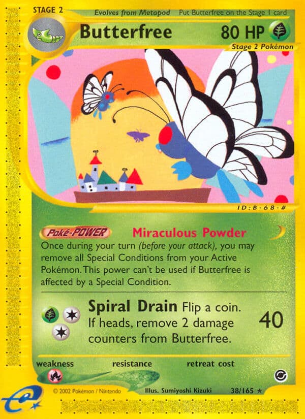 Butterfree — Expedition Pokémon card