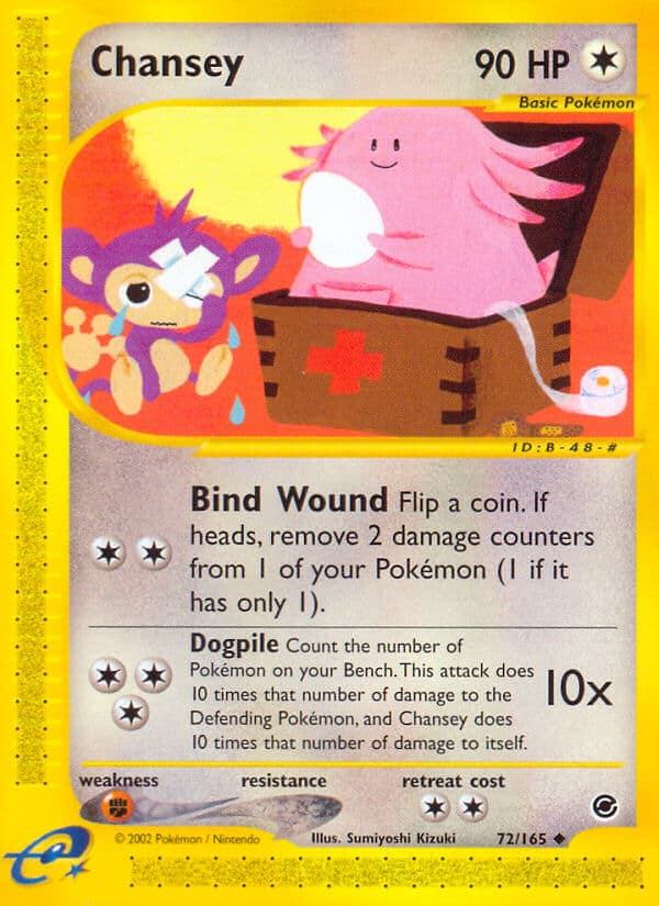 Chansey — Expedition Pokémon card
