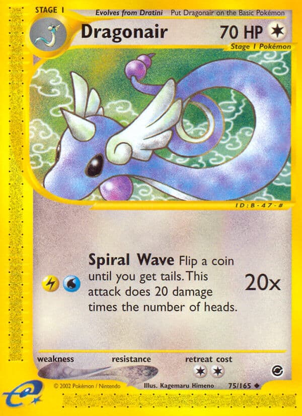 Dragonair — Expedition Pokémon card