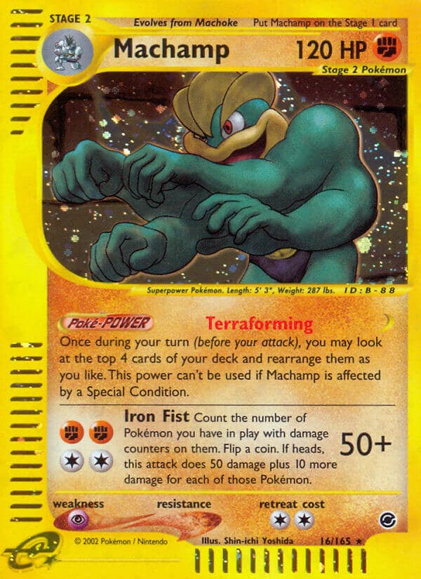 Machamp — Expedition Pokémon card